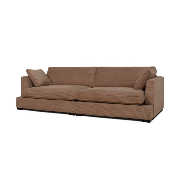 Sofa iš kordinio velveto šviesiai rudos spalvos 266 cm Mobby – Scandic-image-2