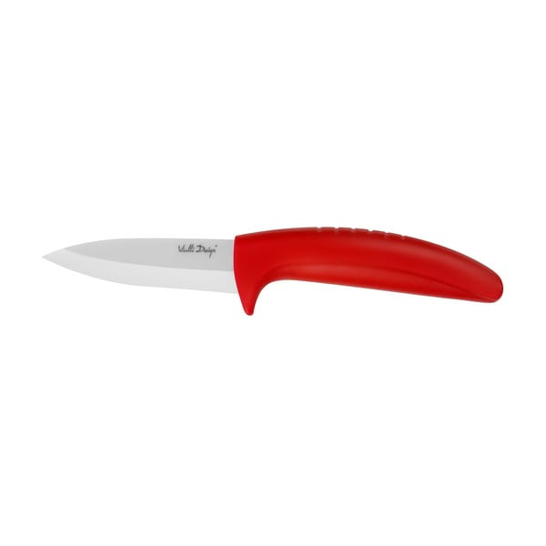 Keramikinis 7,5 cm, raudonos spalvos peilis