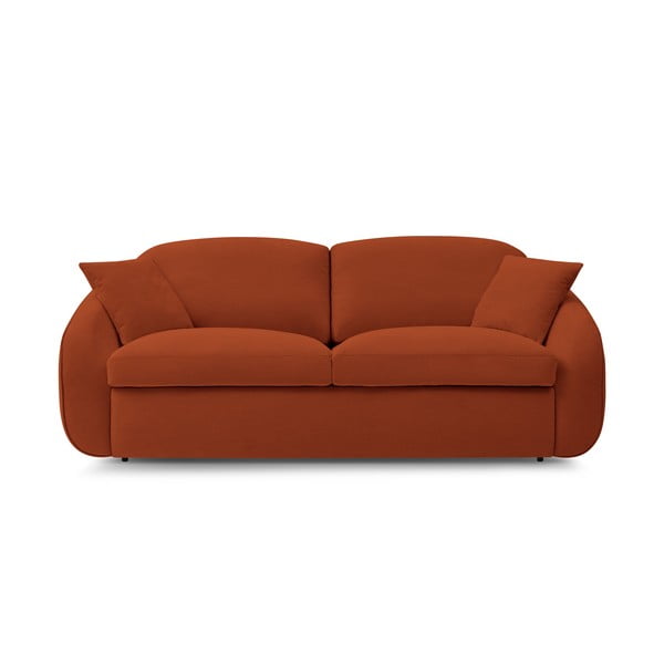Sulankstoma sofa oranžinės spalvos 235 cm Cezanne – Bobochic Paris