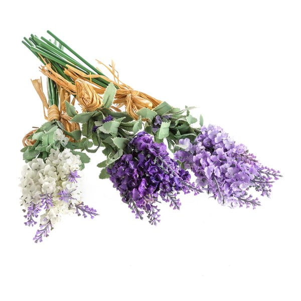Dirbtinės gėlės 3 vnt. (aukštis 32 cm) Lavender Bouquet – Casa Selección