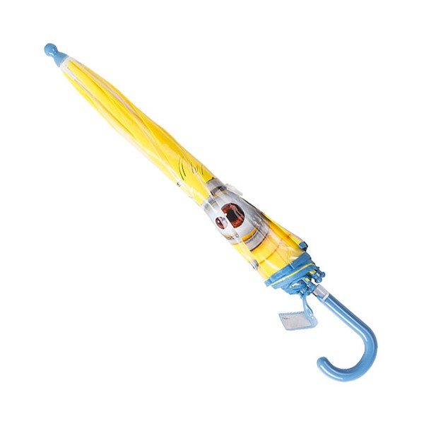 Vaikiškas permatomas plikas skėtis su paukščiu Minions, ⌀ 60 cm-image-1