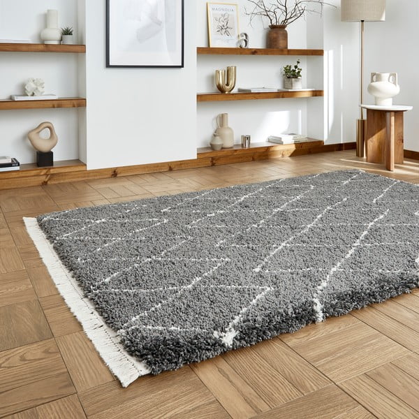 Kilimas tamsiai pilkos spalvos 120x170 cm Boho – Think Rugs-image-2