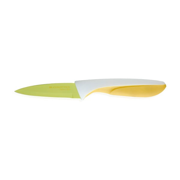 Geltonai žalias "Brandani" peilis nuo lipnumo