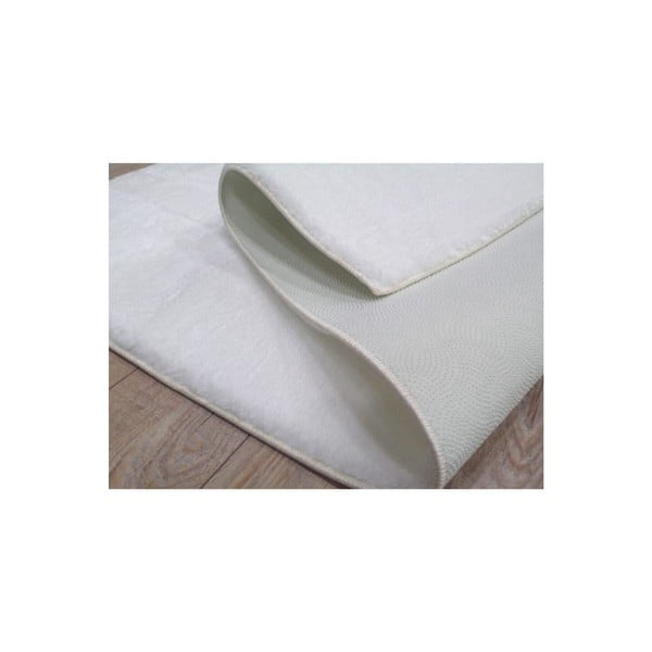 Skalbiamas kilimas baltos spalvos 120x150 cm Pelush White – Mila Home-image-2