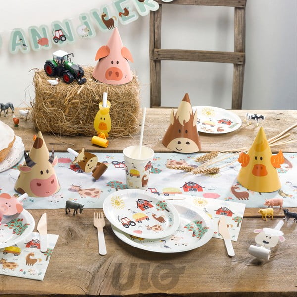 Servetėlės 20 vnt. 33x33 cm Farm Animals – Homéa-image-1