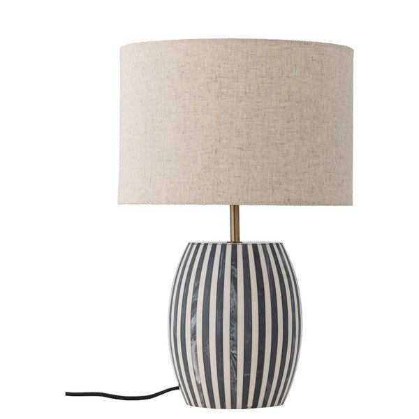Baltos spalvos/pilkos spalvos stalinis šviestuvas LED (aukštis 47 cm) Tali – Bloomingville