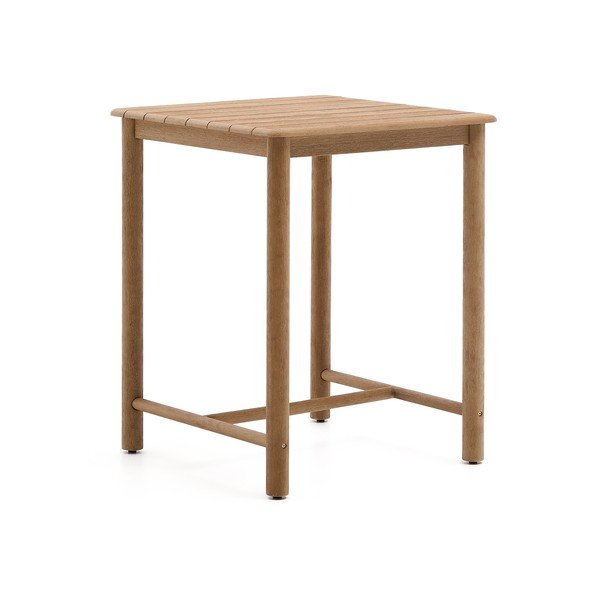 Iš akacijos masyvo sodo baro stalas 78x78 cm Sori – Kave Home