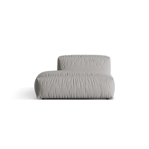 Modulinė sofos dalis šviesiai pilkos spalvos (su kairiuoju kampu) Martina – Micadoni Home