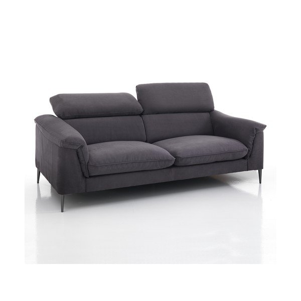 Tamsiai pilka aksominė sofa Tomasucci Isabel-image-2