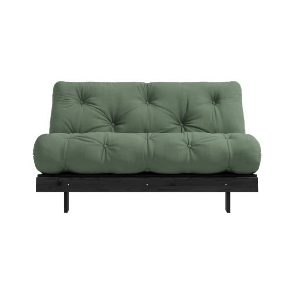 Sulankstoma sofa žalios spalvos 140 cm Roots Black Night – Karup Design