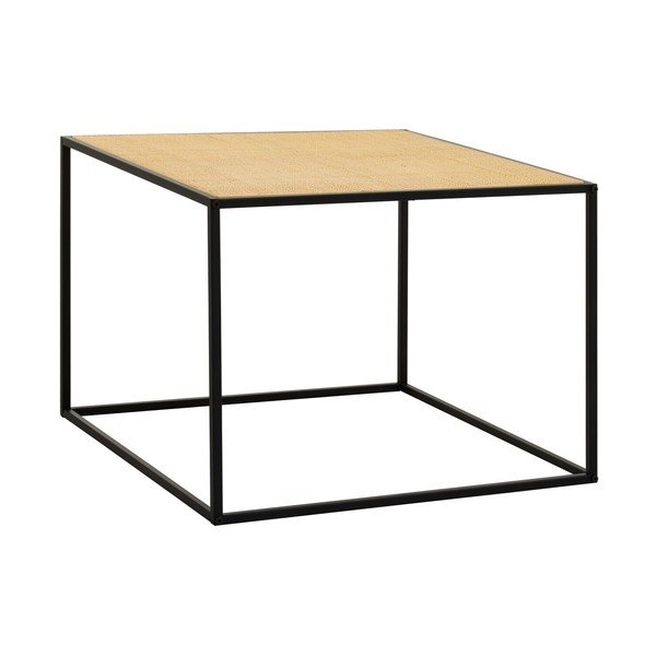 Natūralios spalvos iš rotango kavos staliukas 60x60 cm Depok – Premier Housewares