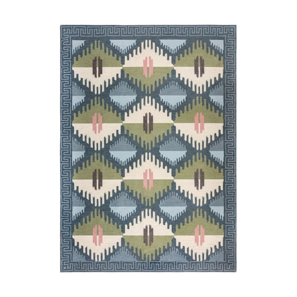 Kilimas mėlynos spalvos 170x240 cm Lawson Kilim – Flair Rugs