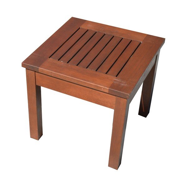 Iš eukalipto masyvo sodo šoninis staliukas 40x40 cm Sonora – Garden Pleasure-image-1