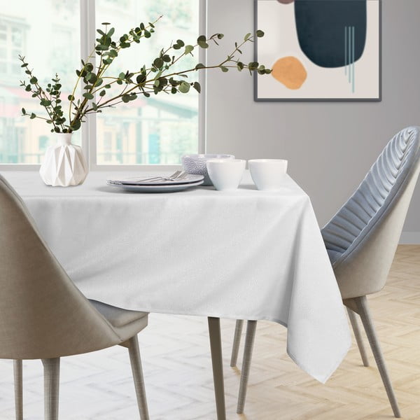 Balta staltiesė AmeliaHome Empire White, 110 x 160 cm-image-4