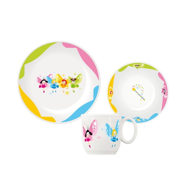 Porcelianinis vaikiškas valgomojo rinkinys 3 vnt. Bambini - Tescoma-image-1