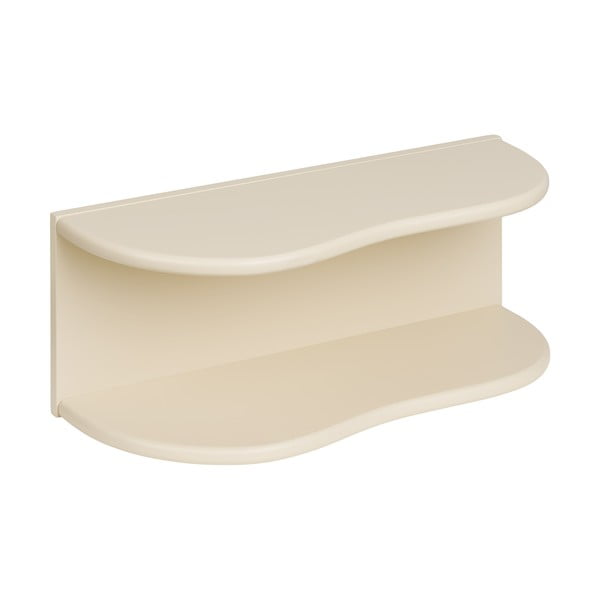 Smėlio spalvos kelių aukštų sieninė lentyna 44 cm Botta – House Nordic