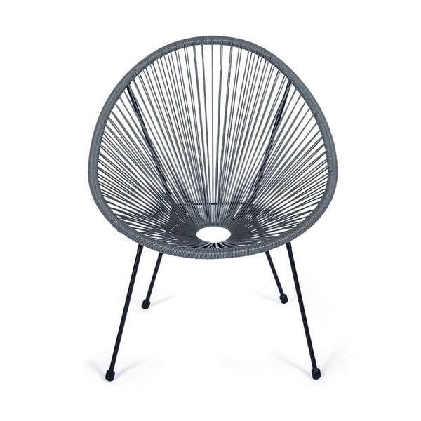 Pilkas sodo krėslas iš dirbtinio ratano Bonami Selection Avocado