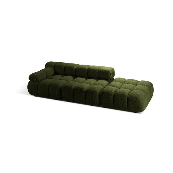 Iš boucle sofa žalios spalvos 288 cm Bellis – Micadoni -image-3