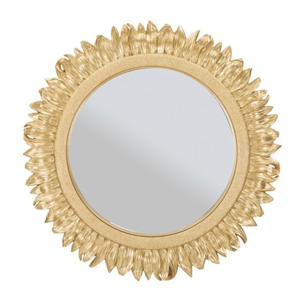 Mauro Ferretti Glam Petalo sieninis veidrodis su geležiniu rėmu, ⌀ 42,5 cm