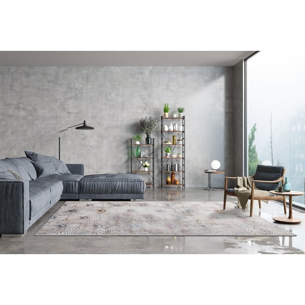 Kilimas šviesiai pilkos spalvos 200x300 cm Simp – FD-image-1