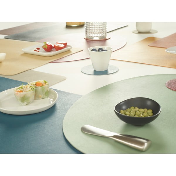 Pilkas dirbtinės odos kilimėlis ZicZac Togo, 33 x 45 cm-image-1