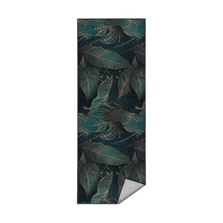 Skalbiamas kilimas smaragdinės spalvos 80x200 cm Midnight Jungle – Mila Home