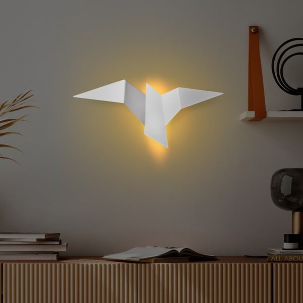 Baltos spalvos sieninė lempa LED Pacali – Opviq lights-image-2