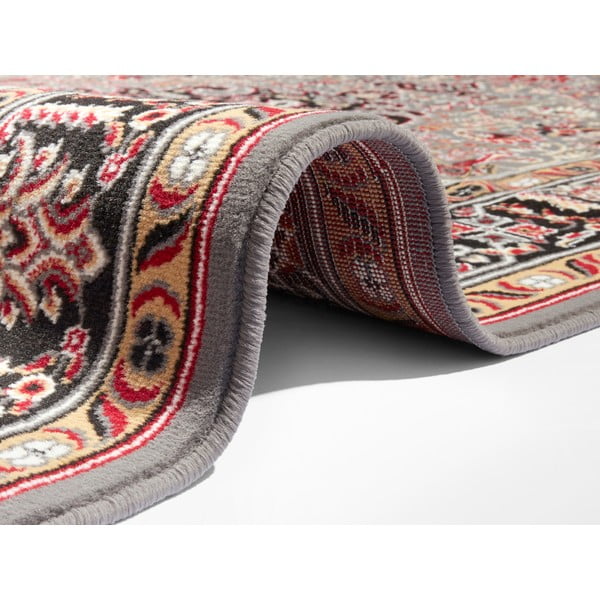 Pilkai rudas kilimas Nouristan Skazar Isfahan, 80 x 250 cm-image-1