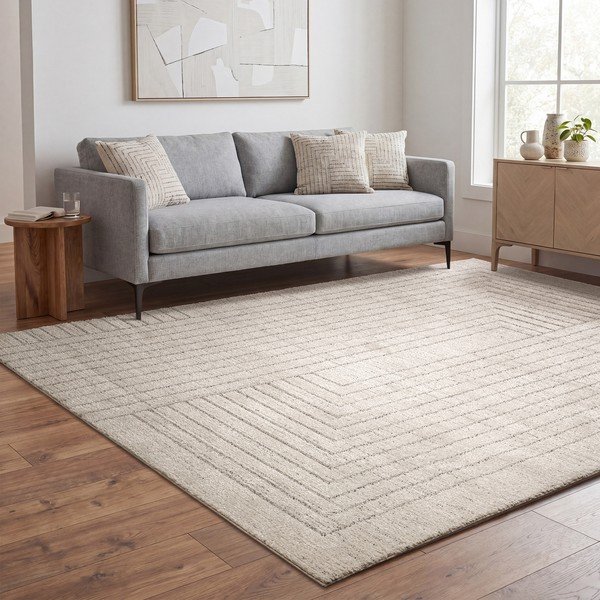 Kreminės spalvos kilimas 200x275 cm Oslo – Asiatic Carpets-image-3