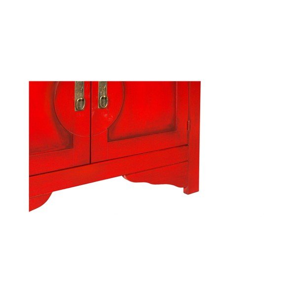 Raudona komoda Evergreen House Credenza-image-1