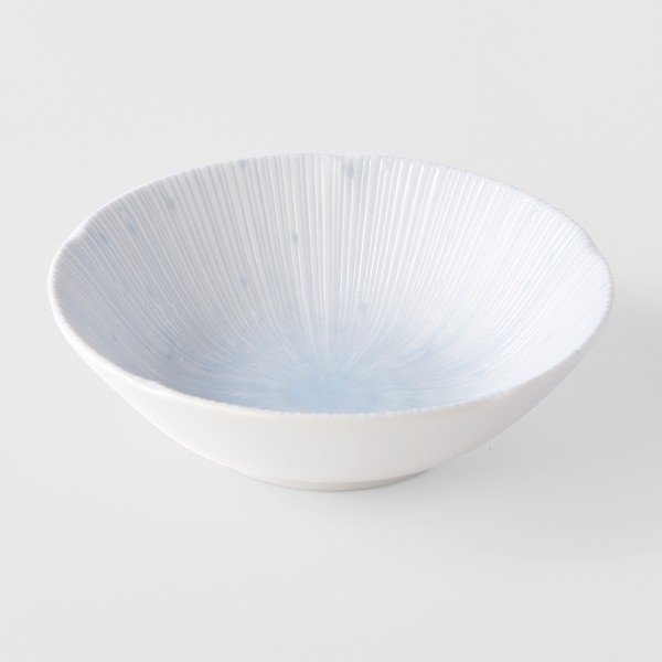 Šviesiai mėlynas keraminis dubuo ø 14 cm ICE WHITE - MIJ-image-3