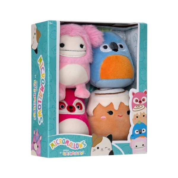 Pliušiniai žaislai 4 vnt. Micromallows 4Pack – SQUISHMALLOWS-image-3