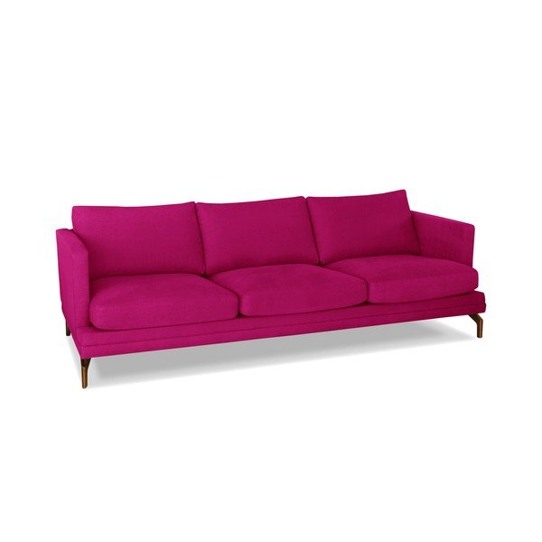 Rožinė trijų vietų sofa "Windsor & Co. Sofos Jupiter-image-1