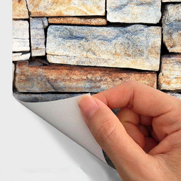 Sienų lipdukas Ambiance Sienų lipdukas Medžiagos Stones of Carthage, 40 x 40 cm-image-2