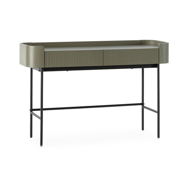 Khaki spalvos konsolinis staliukas 40x120 cm Willa – MOME-image-3