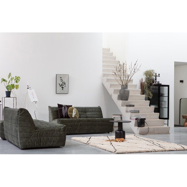 Iš velveto sofa žalios spalvos 160 cm Bag – WOOOD-image-1