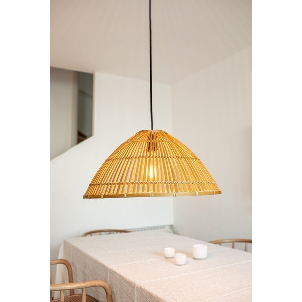 Kabantis šviestuvas natūralios spalvos ø 58 cm su bambukiniu gaubtu Capello – Markslöjd-image-2