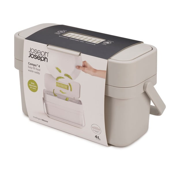 Smėlio spalvos kompostuojamų atliekų dėžė Joseph Joseph Compo-image-4