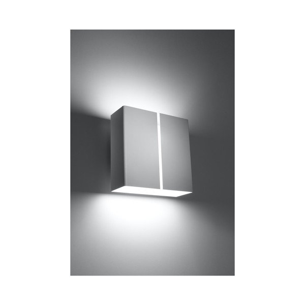Baltas sieninis šviestuvas "Sollux" Splitas-image-2