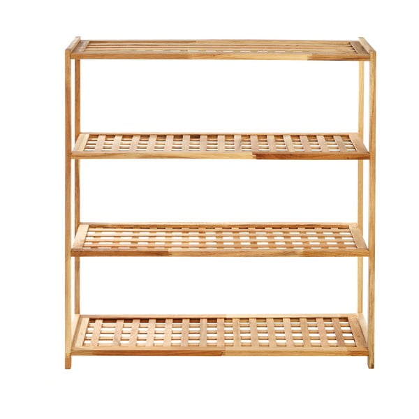 Iš riešutmedžio masyvo spintelė batams natūralios spalvos – Premier Housewares-image-3