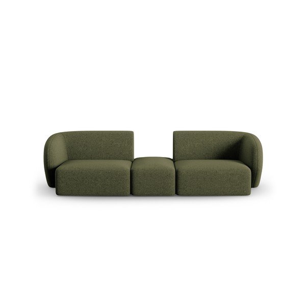 Žalios spalvos iš šenilinio audinio sofa 246 cm Paolo – Milo Casa