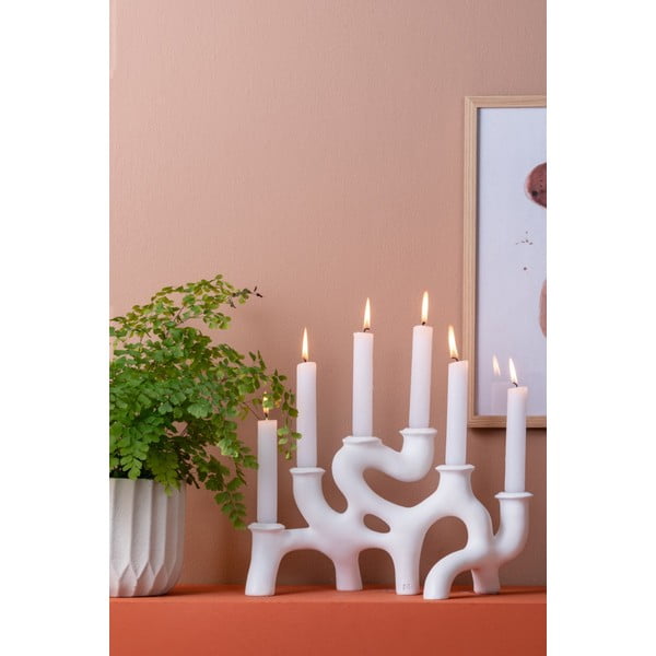 Balta poliresino žvakidė Swirls - PT LIVING-image-1