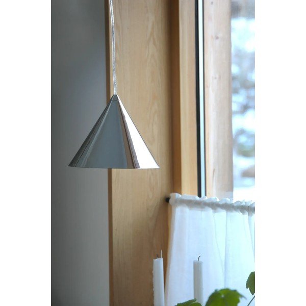 Sidabrinės spalvos iš metalo kabantis šviestuvas ø 19 cm su metaliniu gaubtu Tip – Markslöjd-image-3