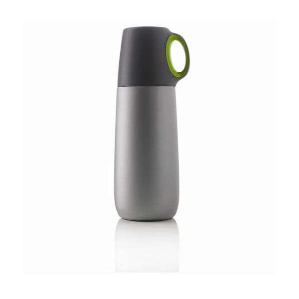 Žalios spalvos termosas su puodeliu XD Design Bopp, 600 ml