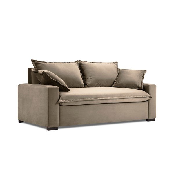 Smėlio spalvos sofa-lova Kooko Home Mezzo-image-2