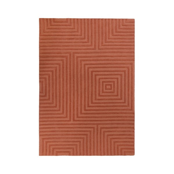 Oranžinis vilnonis kilimas Flair Rugs Estela, 160 x 230 cm
