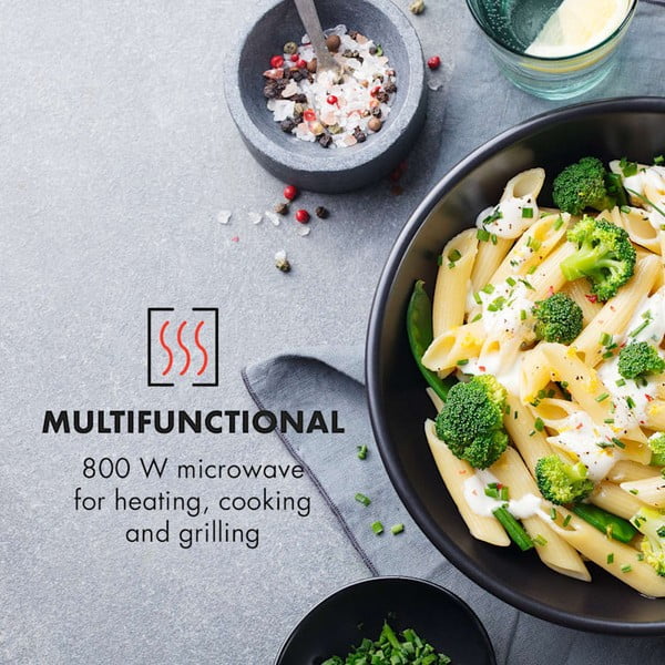 Mėlyna mikrobangų krosnelė Klarstein Fine Dinesty-image-4