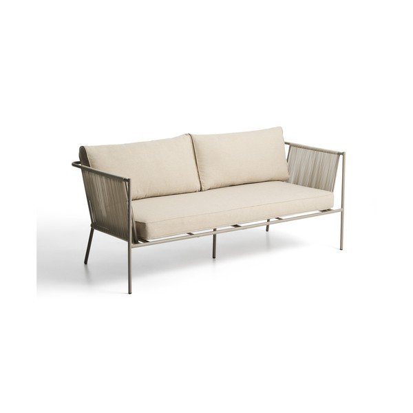 Smėlio spalvos iš audinio sodo sofa Zivia – Kave Home