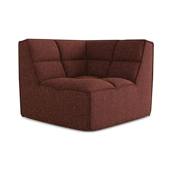 Bordo spalvos modulinė sofos dalis Kalai – Makamii-image-2