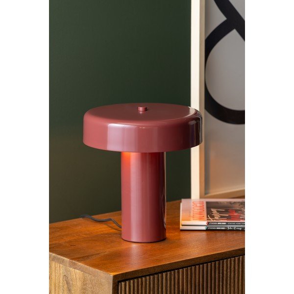 Bordo spalvos iš metalo stalinis šviestuvas (aukštis 26 cm) Riqueza Palo – Leitmotiv-image-1